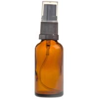 Essentially Natural Amber Glass Bottle with Atomiser Spray 